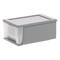 IRIS® 6.5qt. Gray Stackable Storage Drawer
